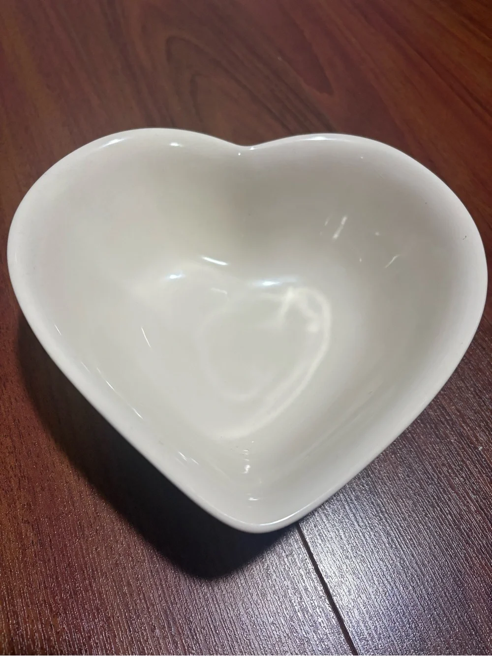 Longeberger woven traditions heart shaped bowl